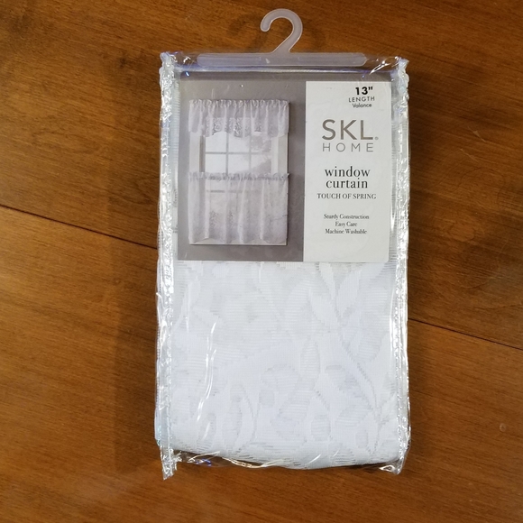 NWT SKL Home Window Curtain Valance - Picture 1 of 7